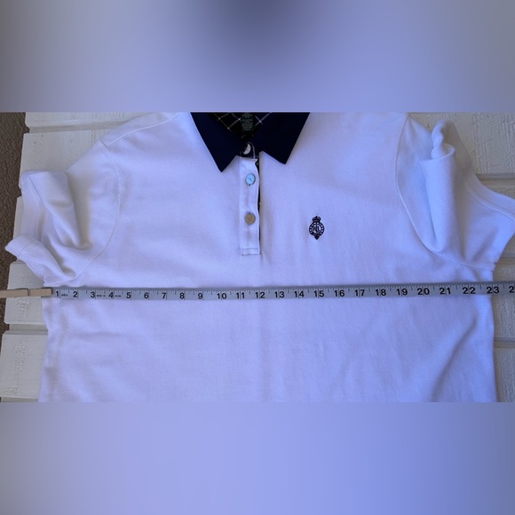 Lauren Ralph Lauren Women’s Polo Shirt White/Navy 2X - Picture 11 of 11